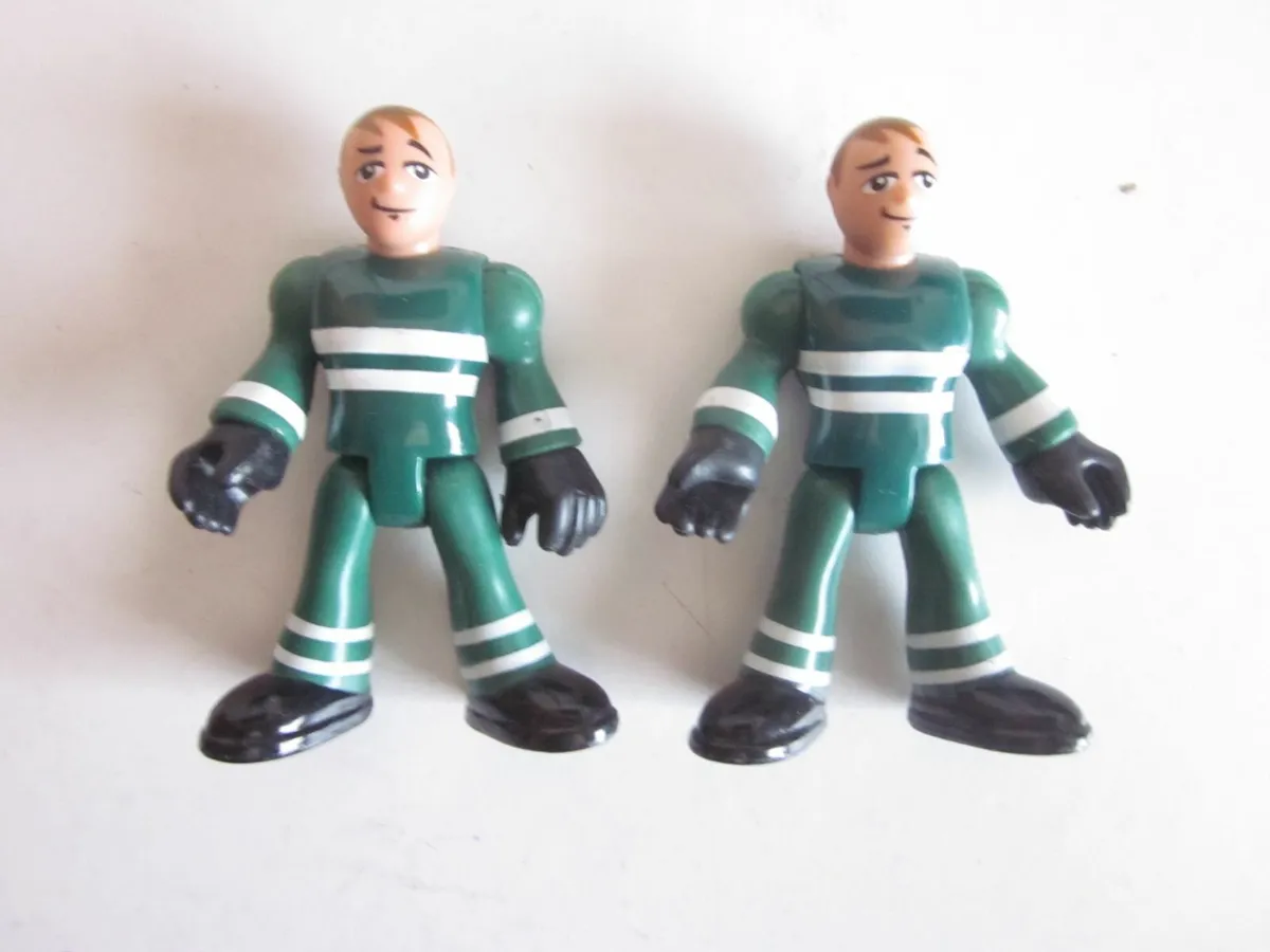 Two Fisher -Price Imaginext Paramedic Toy Figures - Image 1