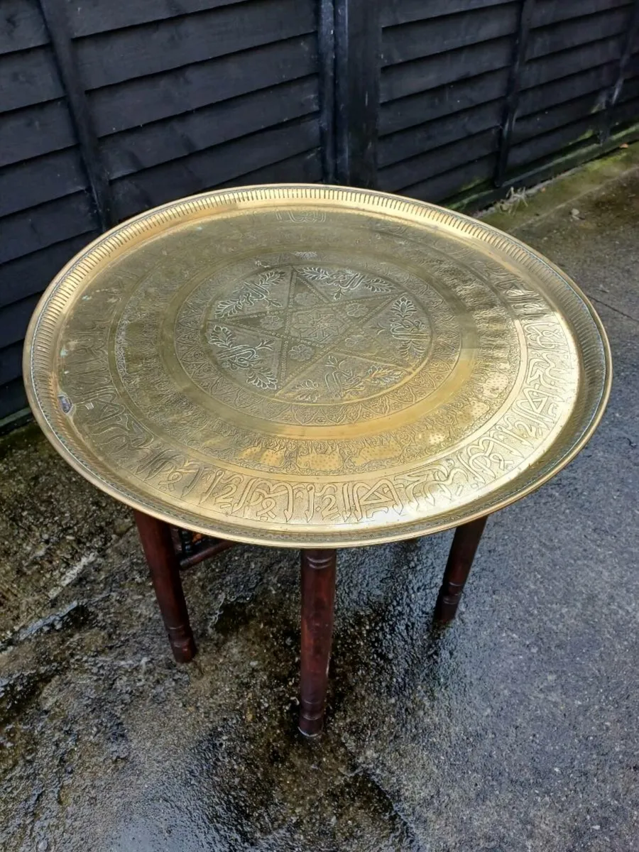 Antique Indian Folding Table - Image 3