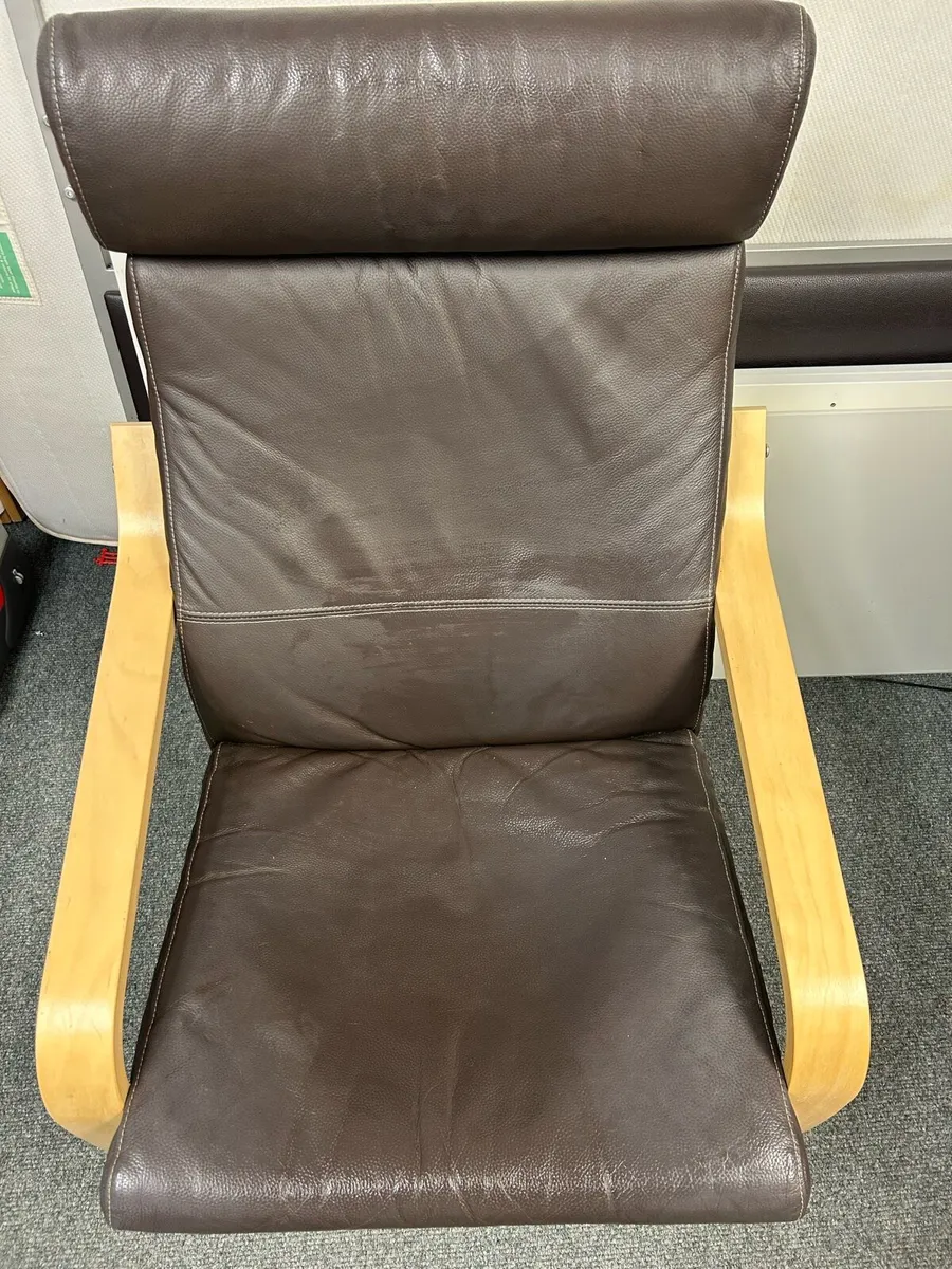 POANG leather armchair - Image 2
