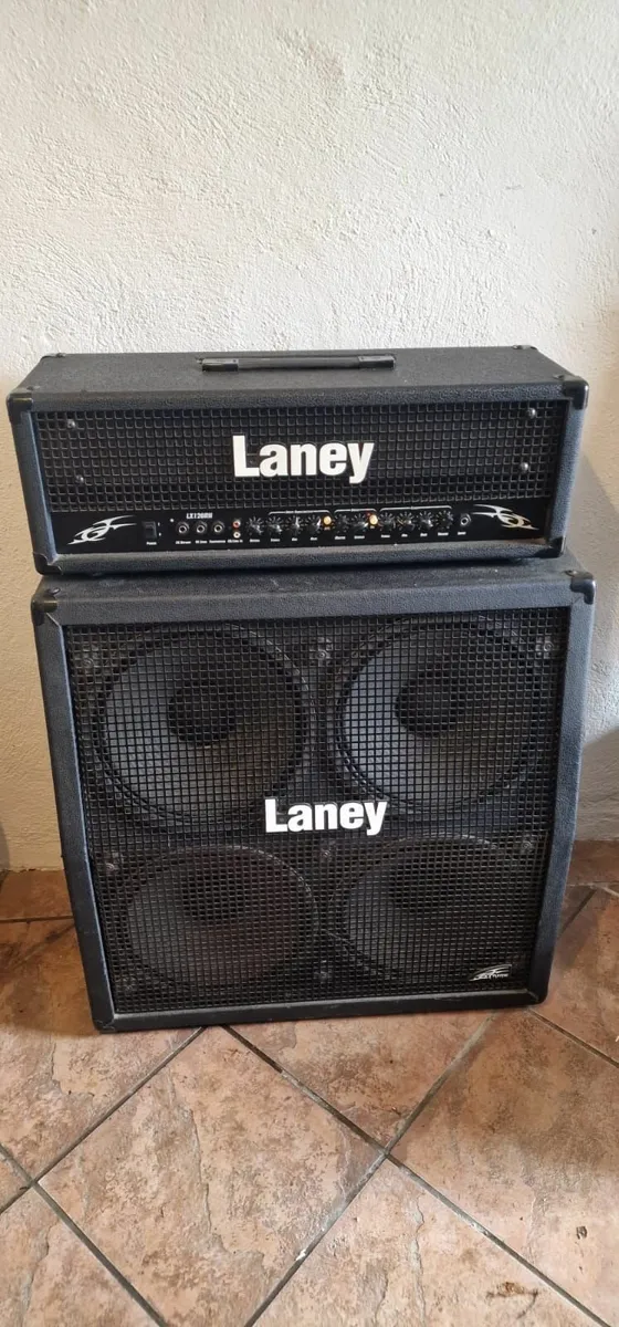 Laney LX120RH Amp Head with Matching LX412 Cabinet - Image 1