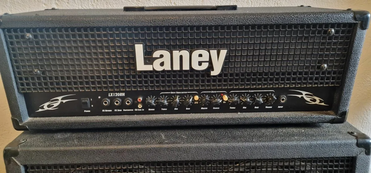 Laney LX120RH Amp Head with Matching LX412 Cabinet - Image 2
