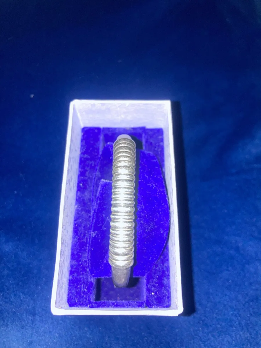 Sterling silver Torc bangle - Image 2