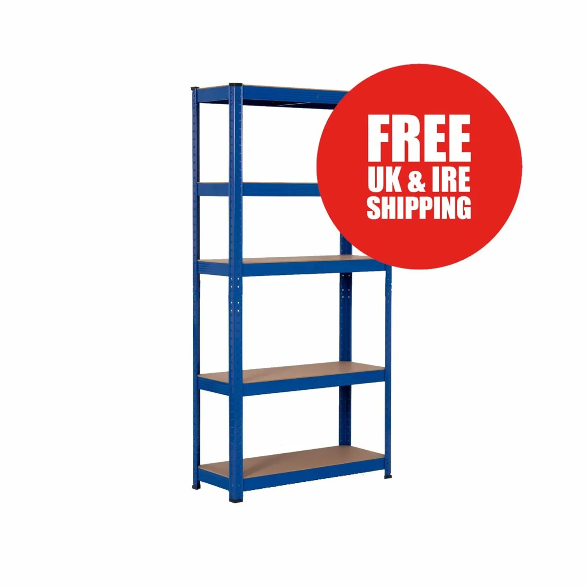 Budget Garage Shelving | Boltless Blue - Image 1