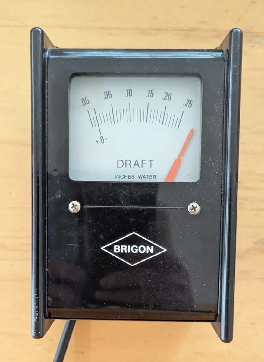 Brigon Flue Draft Gauge D-6054 - Image 1