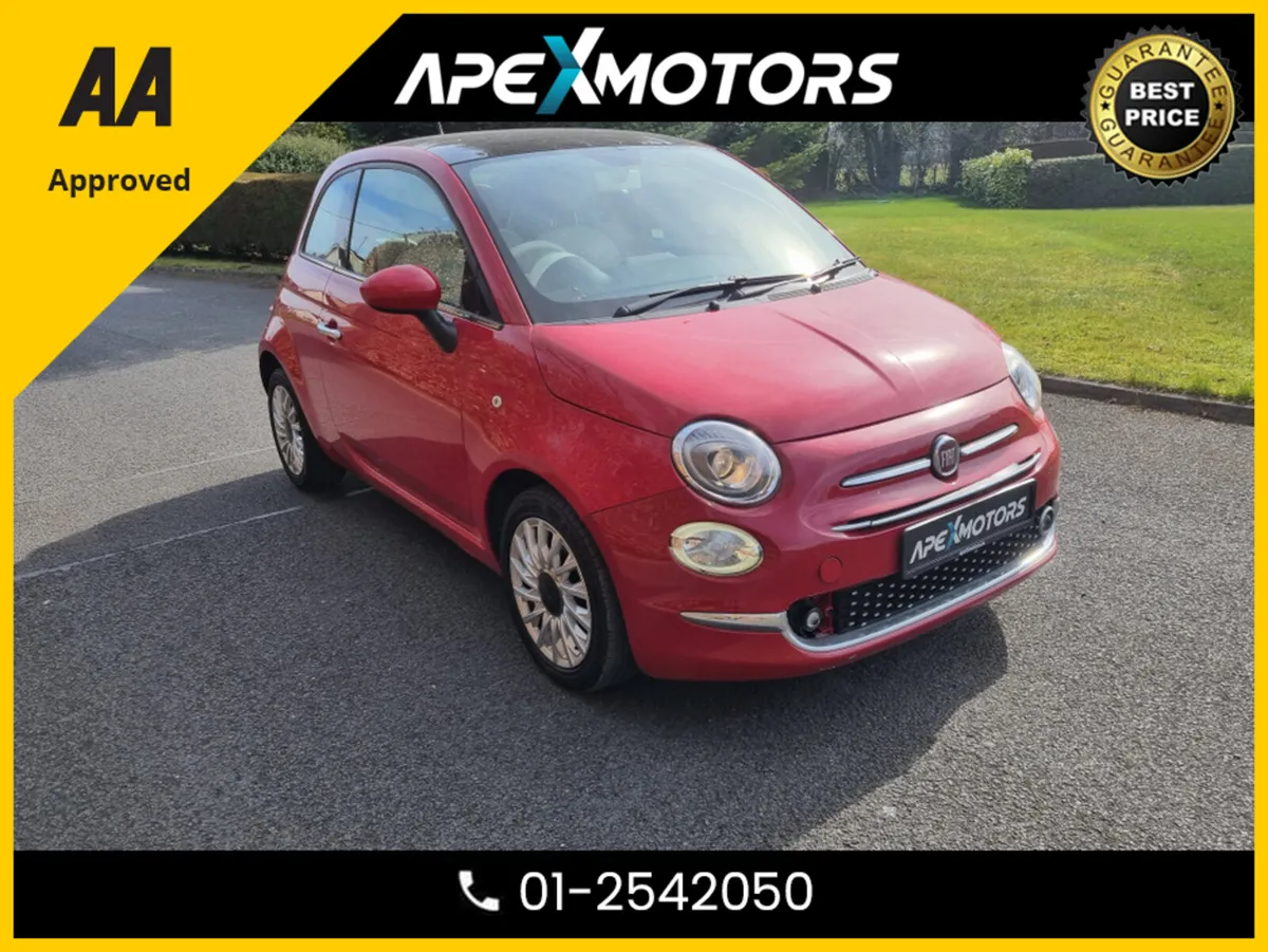 Fiat 500 FINANCE ARRANGED * 1.2 LOUNGE * PANORAMIC - Image 1