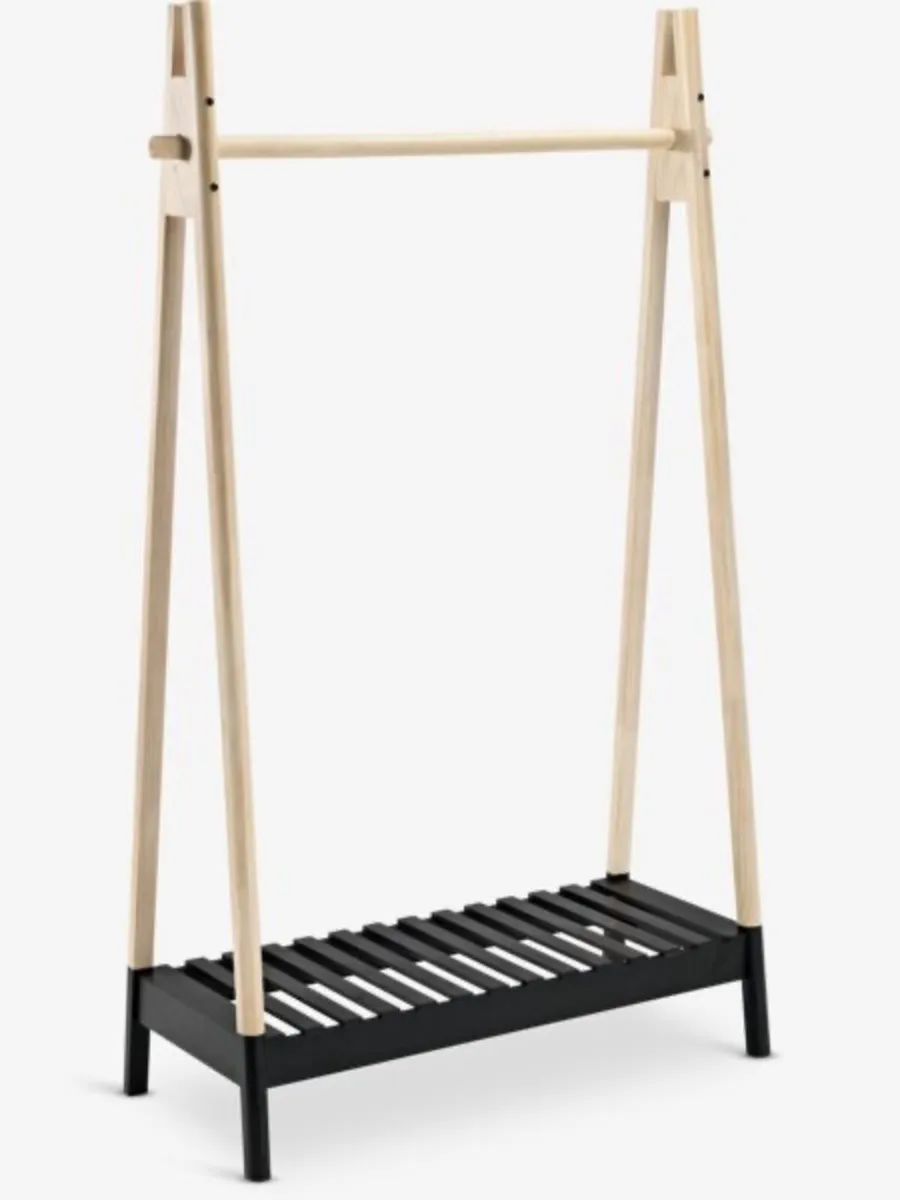 Clothes rail with shoe shelf - Image 1