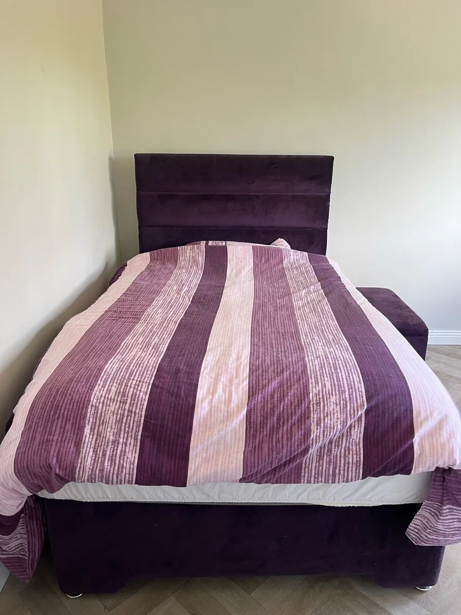 4ft bed with mattress - Image 2