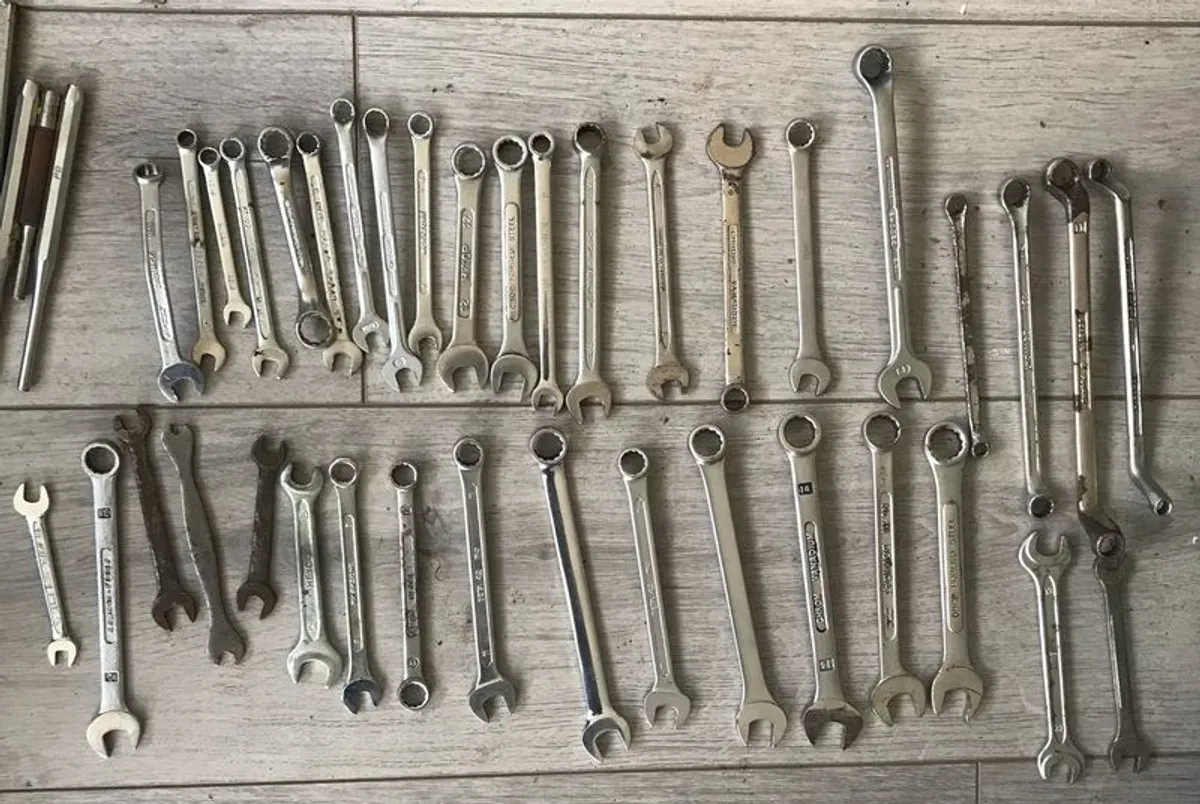 Final price drop was 500 now 320 less than 1.50 euro per tool  14,people watching this add ,Over 200 old school mechanics tools from 1970s onwards when tools were made to last - Image 4