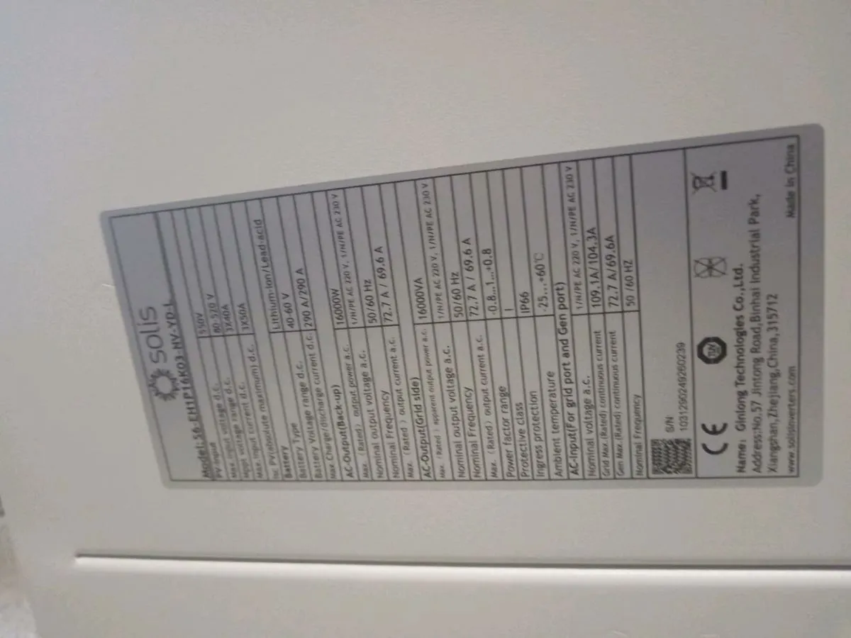 Brand new solis 16kw hybrid inverter - Image 3