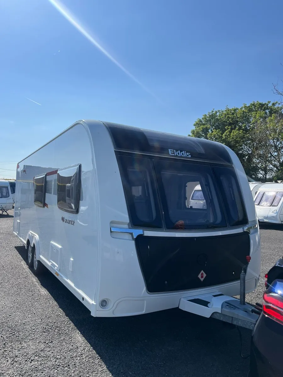 Elddis avante 6 berth 8ft wide fixed bedroom - Image 2