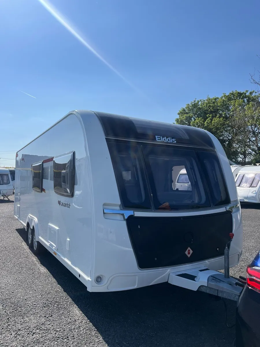 Elddis avante 6 berth 8ft wide fixed bedroom - Image 3