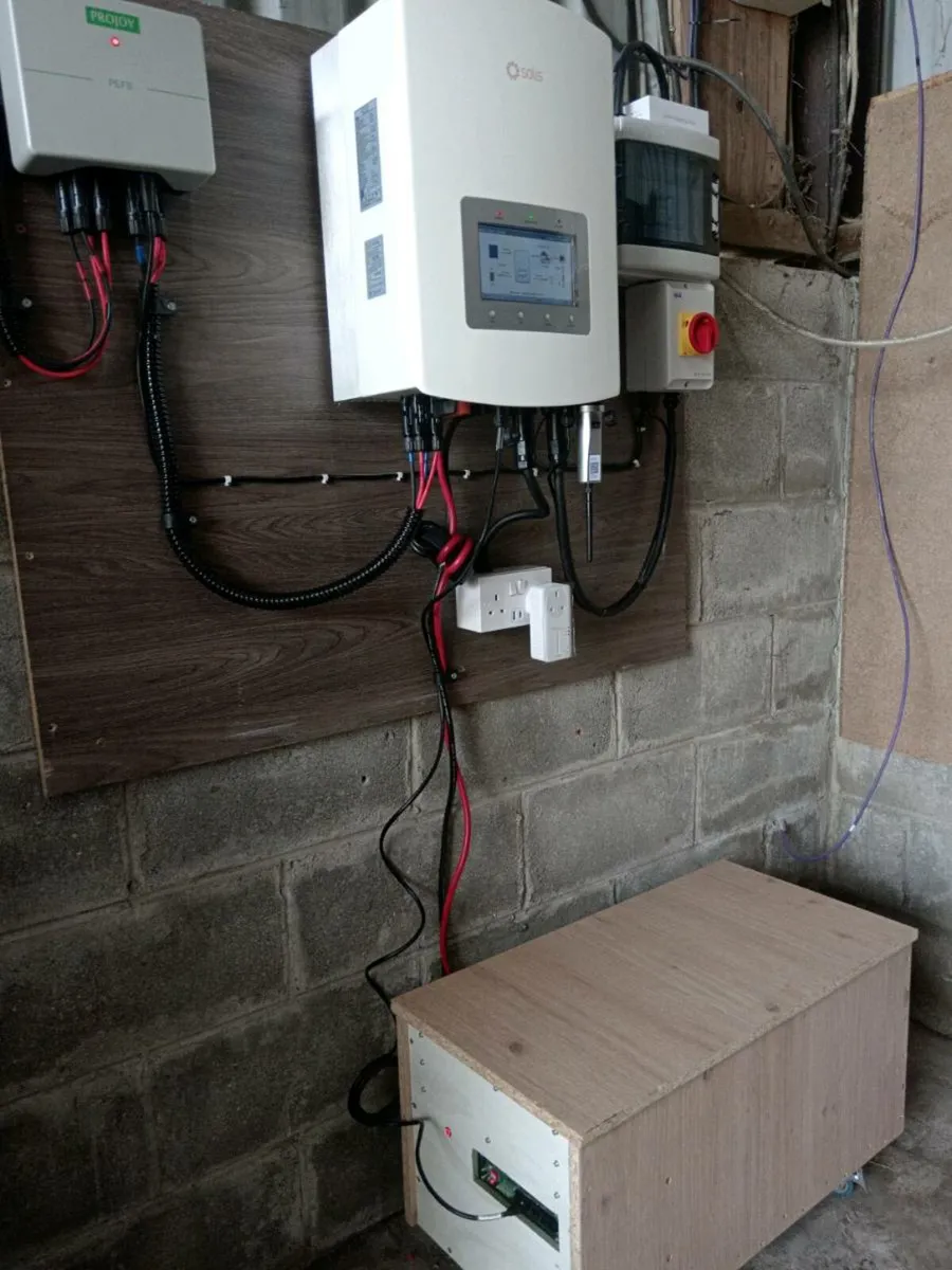Brand new solis 5kw hybrid DIY kit 16kwh battery - Image 2