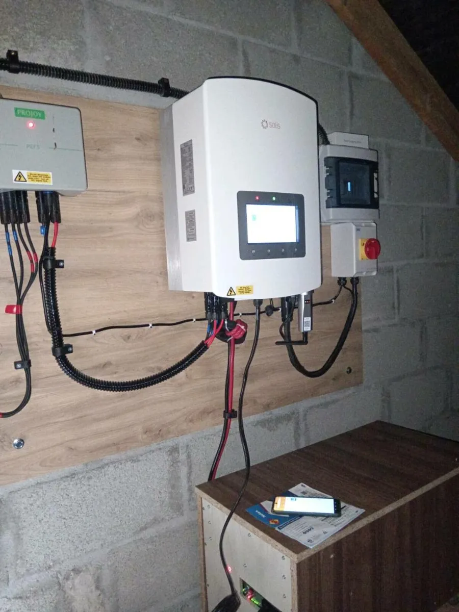 Brand new solis 5kw hybrid DIY kit 16kwh battery - Image 3