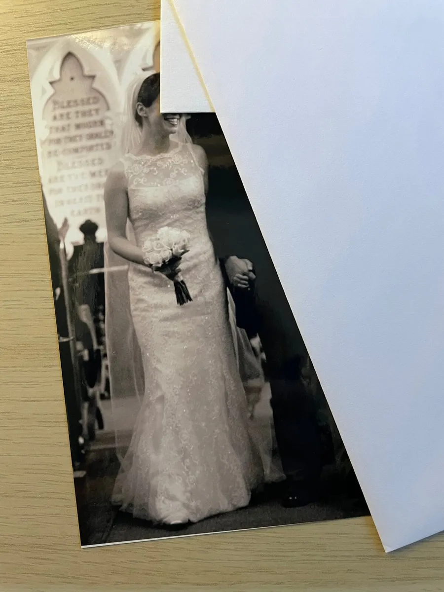 Wedding dress size 10-12 - Image 1