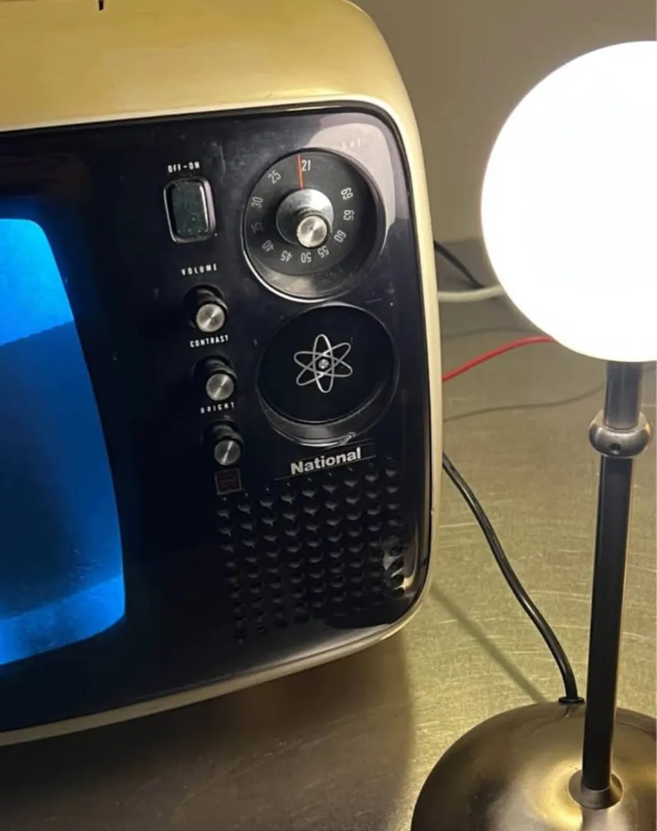 Vintage 1976 Panasonic Space Age TV refurbished - Image 1