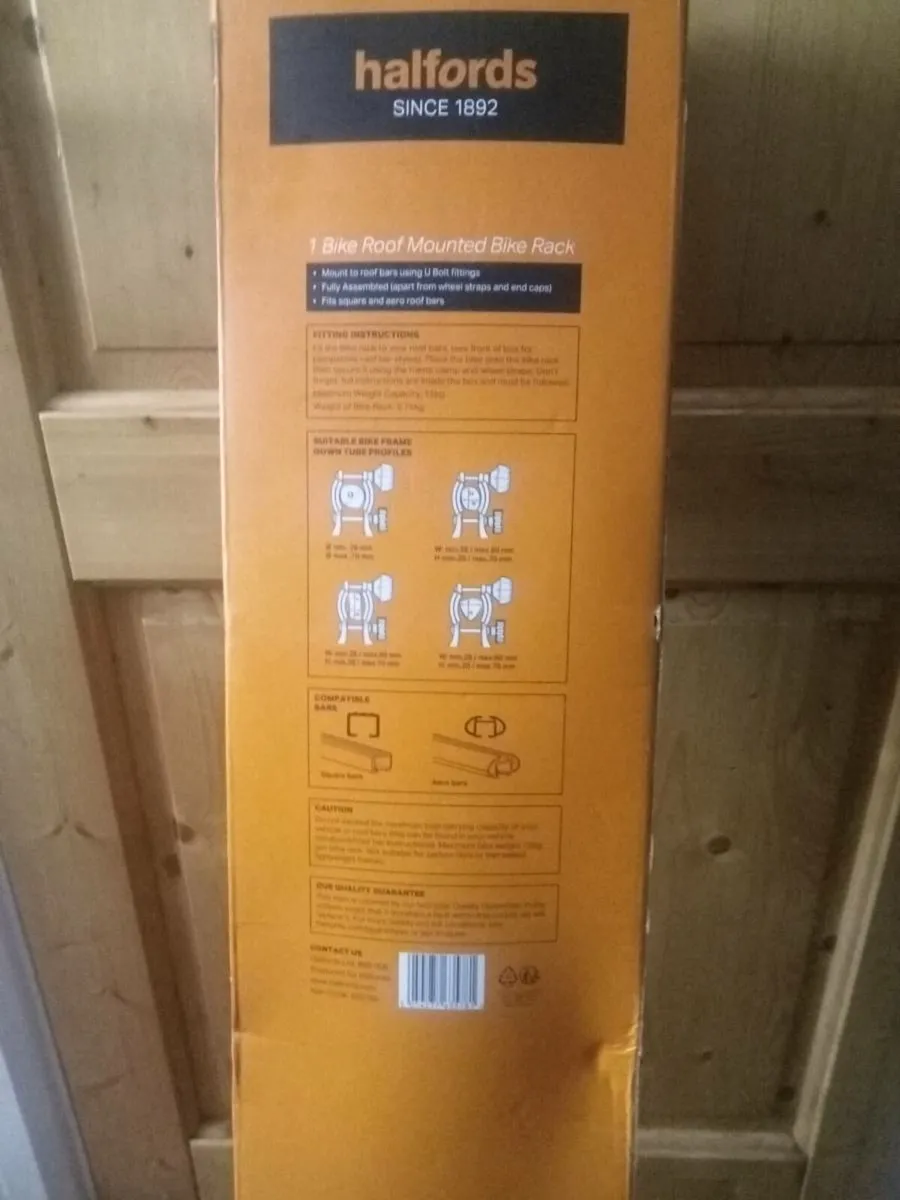 Halfords Roof Mounted Bike Rack - Image 2