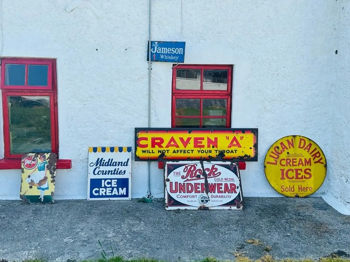 Enamel Signs - Image 1