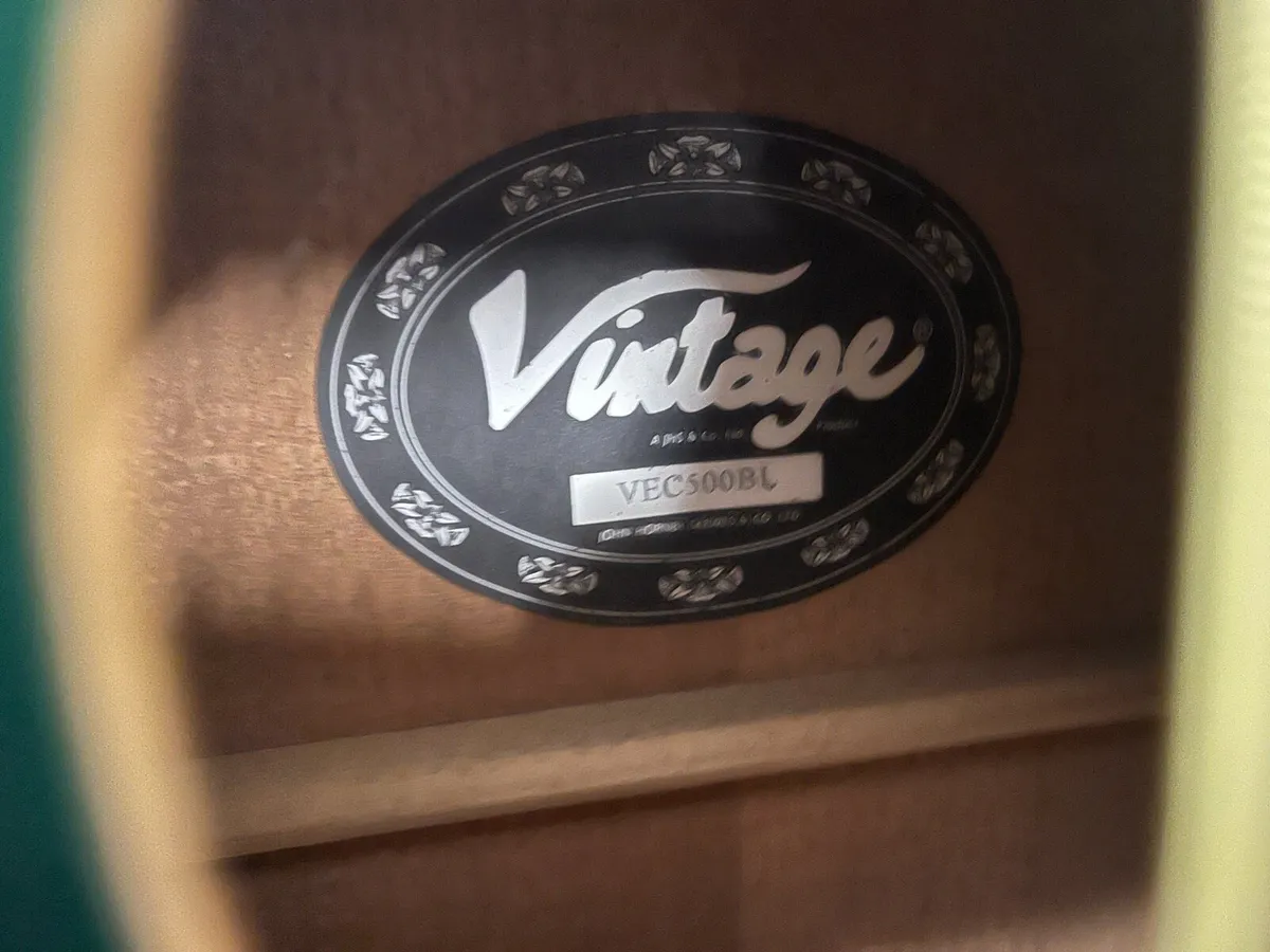 Vintage VEC500BL Acoustic - Image 3