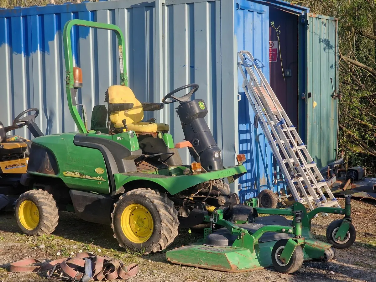 John Deere diesel ride on mower lawnmower no vat