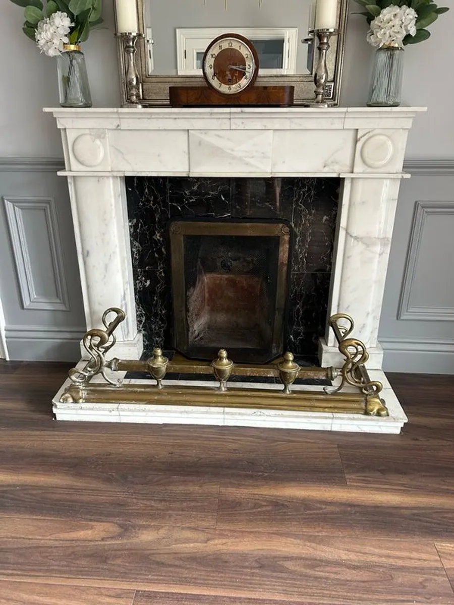 Antique fire place decoration - Image 1