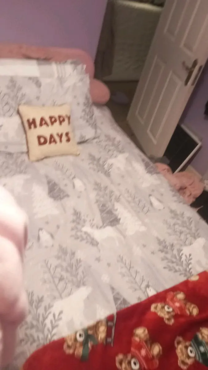 Pink pull out bed - Image 2