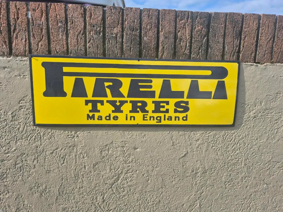 Enamel sign - Image 1