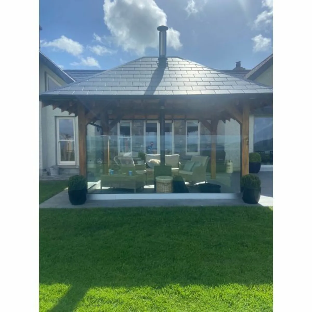 Custom Project – Pergola – Oak Beams - Image 4