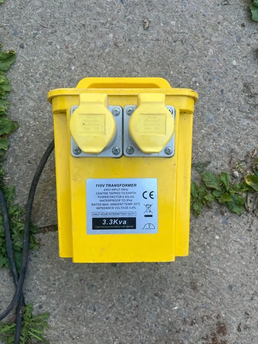 110v transformer and 50m lead - Image 1