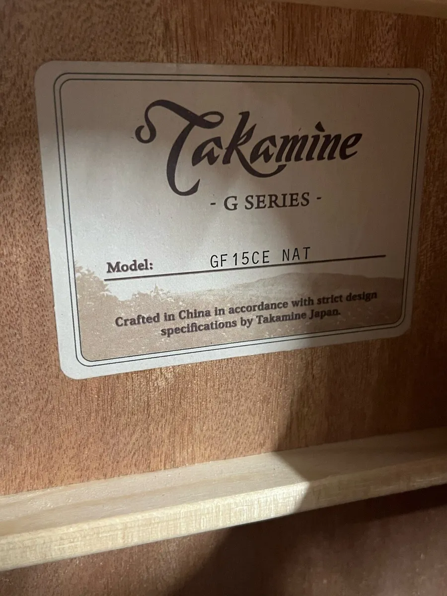 Takamine GF15CE Semi Acoustic - Image 4