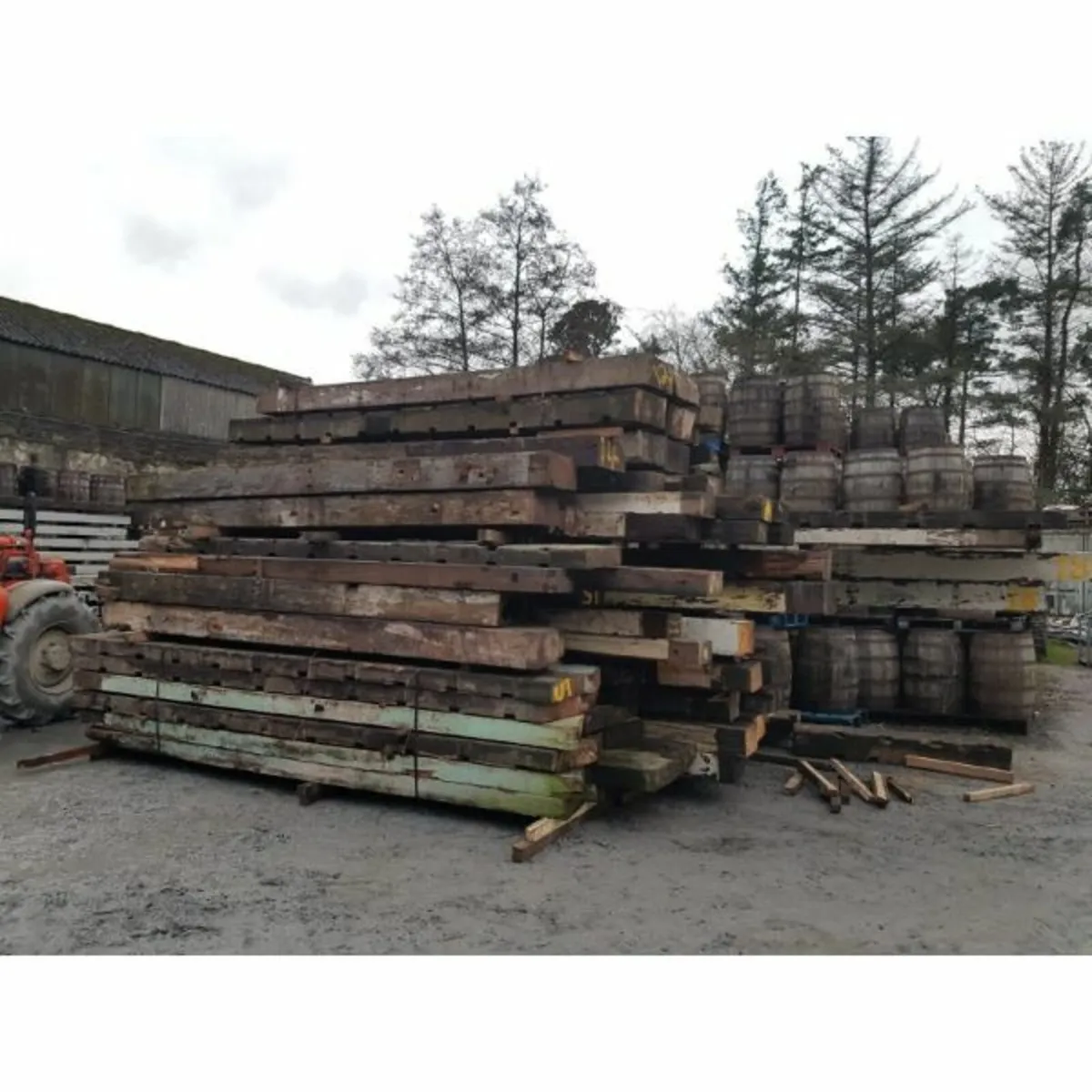 Pitch Pine – Beams – Raw State - Image 1