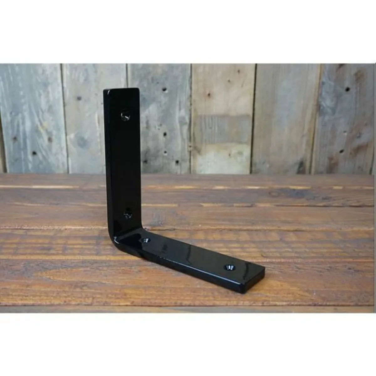 Brackets L-Shaped – Matt Black - Image 1