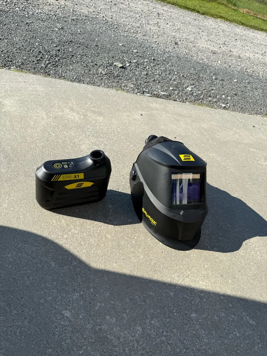 Esab air fed welding helmet