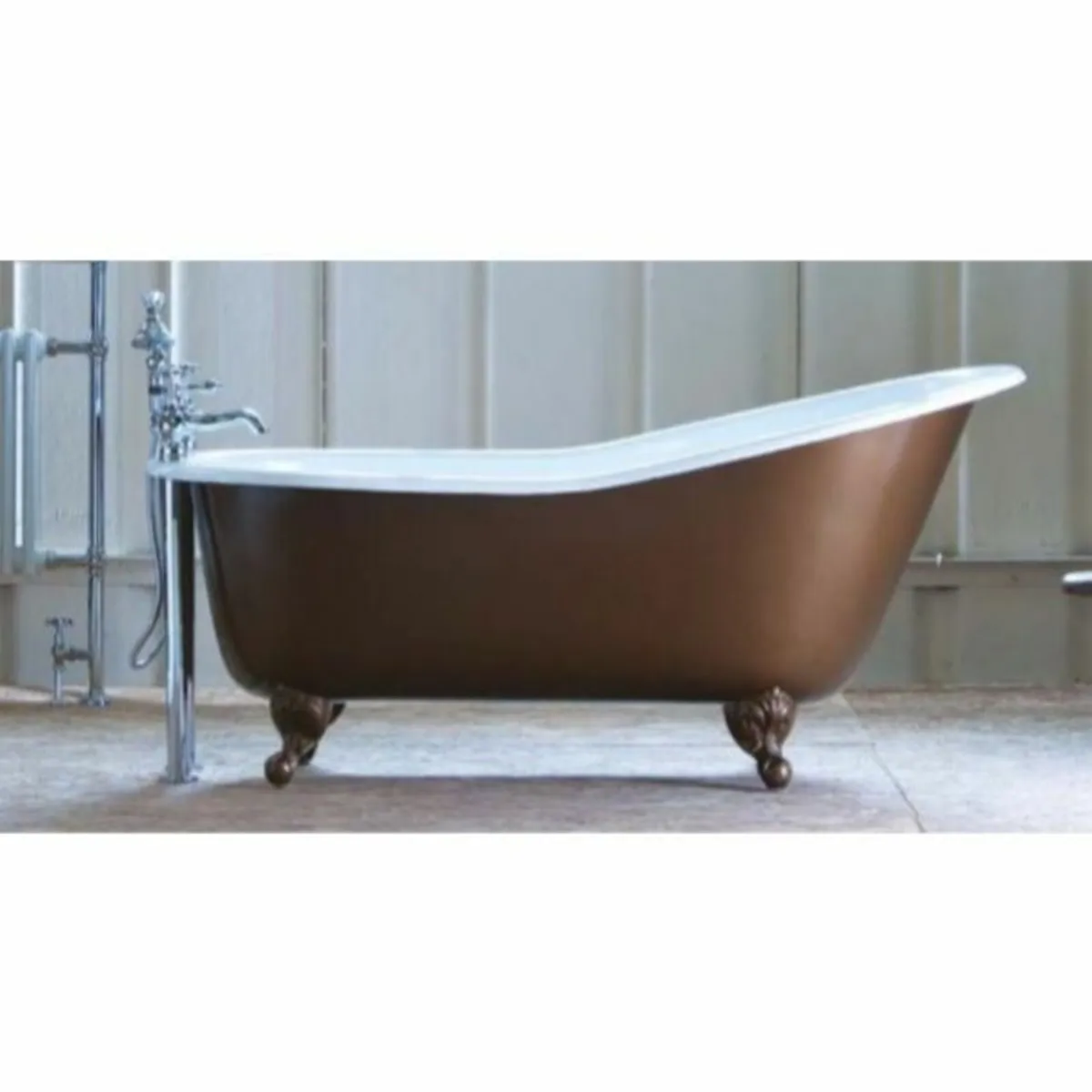 Bordeaux Single Ended Slipper  Cast Iron Bath - Image 2