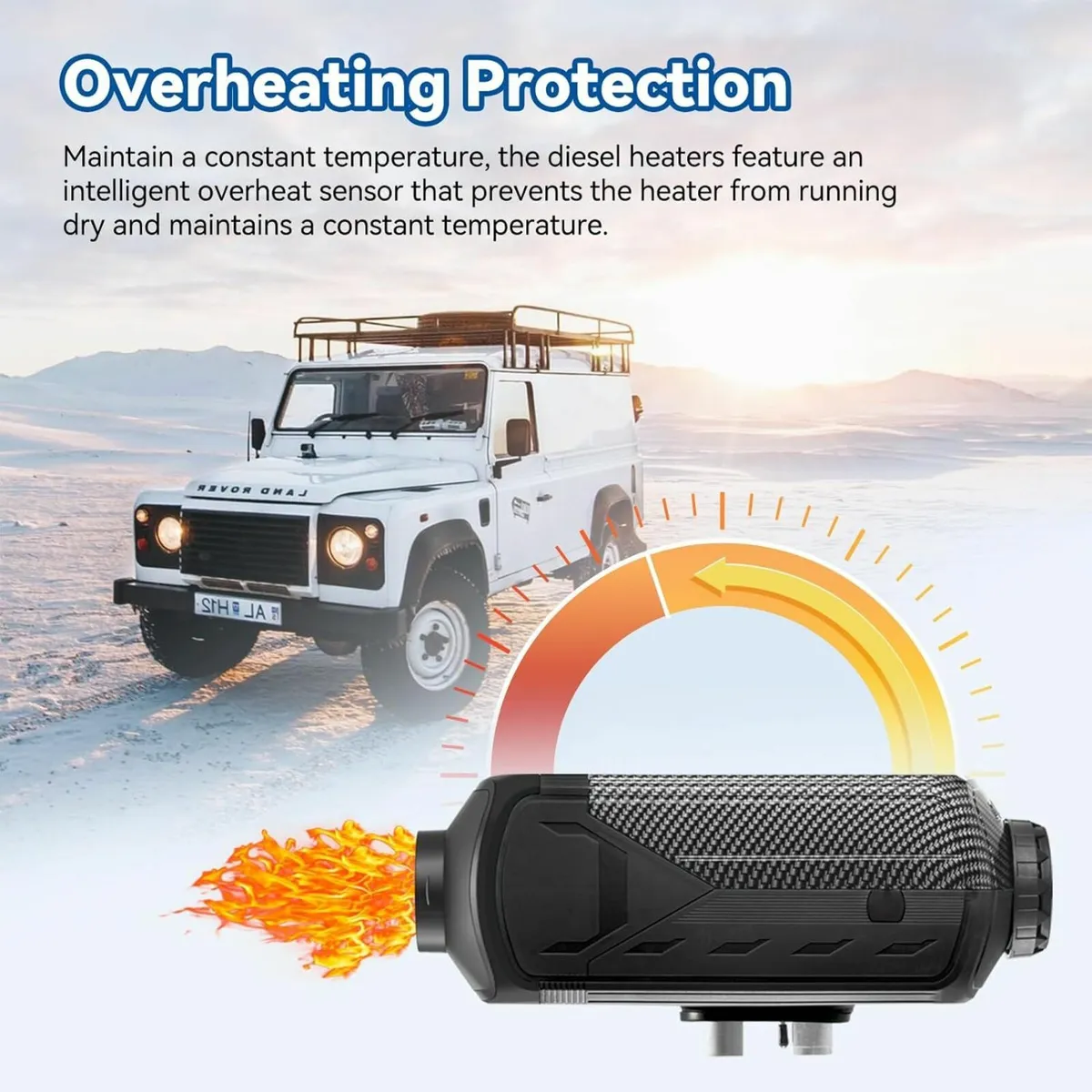 12V 8KW Diesel Heater,LCD,Remote, Bluetooth - Image 3