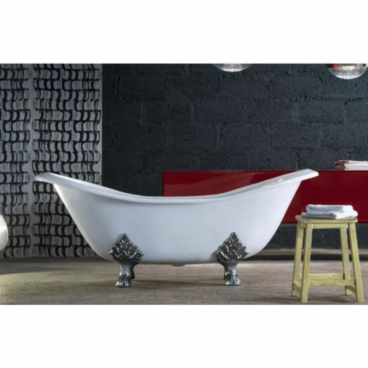 Villandry Double Ended Slipper Bath  Cast Iron bat - Image 2