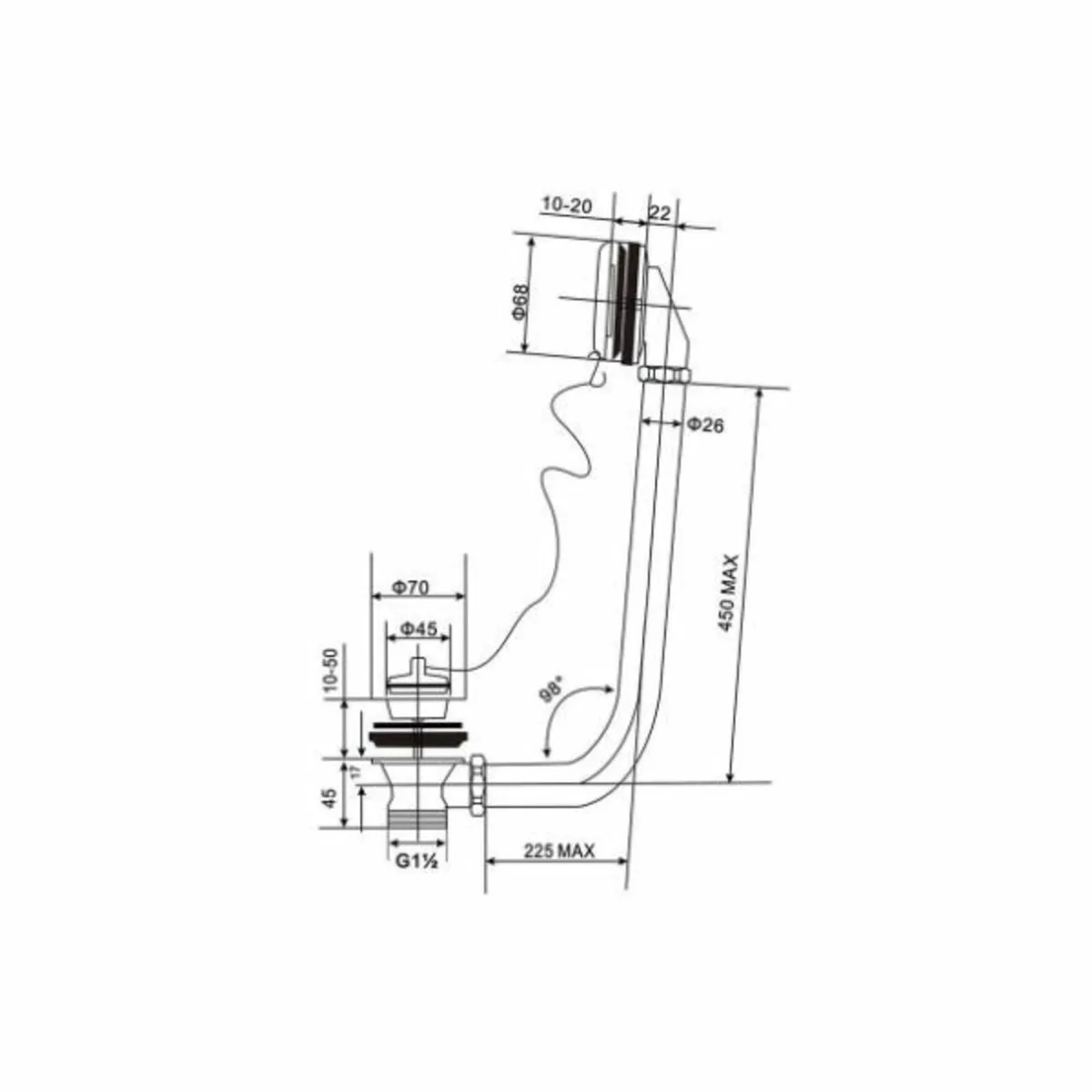 Bath Waste Kit - Image 1