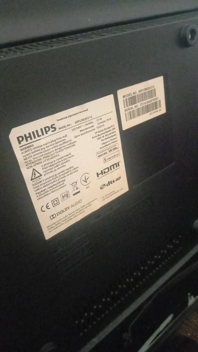 50" Philips Tv - Image 4