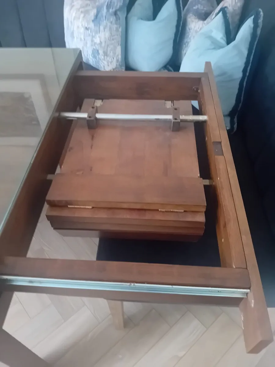 Extendable Dining Table and Chairs set - Image 2