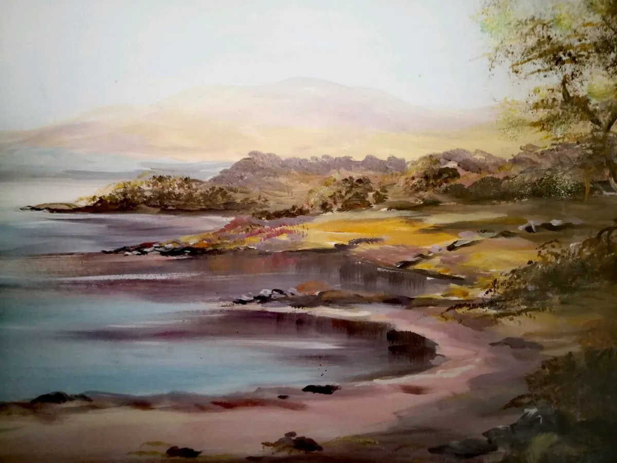 Tom Connolly coastal painting - Image 2
