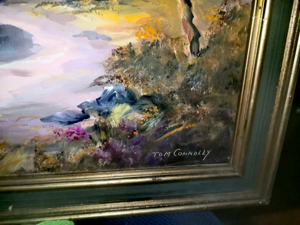 Tom Connolly coastal painting - Image 3