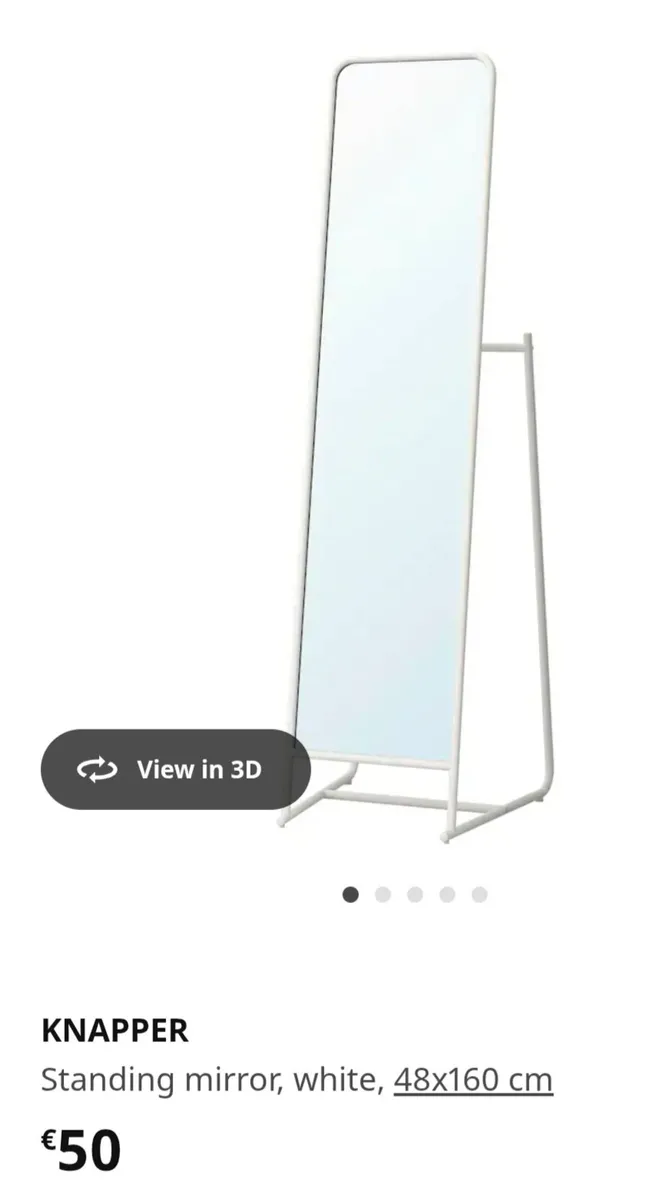 Ikea standing mirror - Image 1