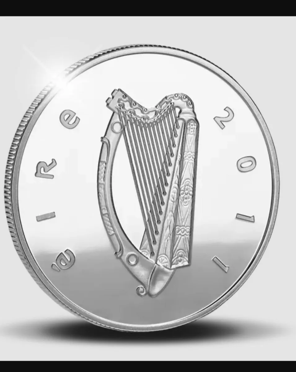 Irish €15 Silver Proof Coin 2011 Salmon - Image 2