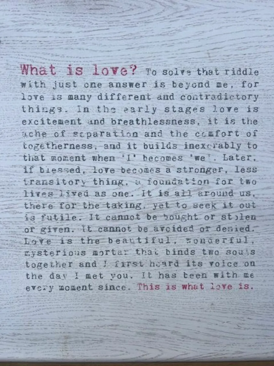 'What is Love? - Framed Print by Coulson McLeod - Image 3