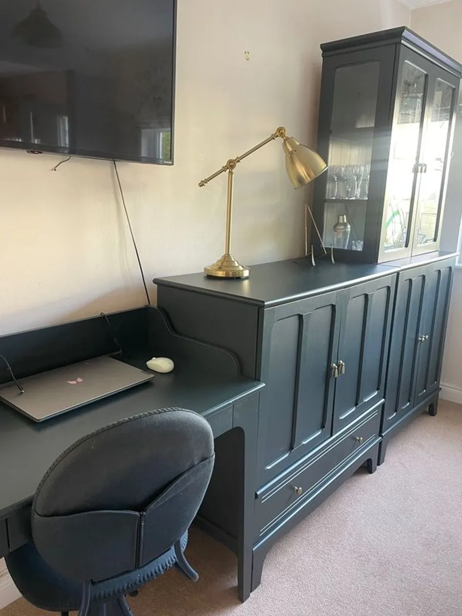 Display Cabinet, Sideboard, Desk + Chair (matching) IKEA/LOMMARP - Image 3