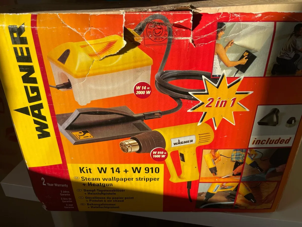 Wagner 2 in 1 wallpaper stripper and heat gun - Image 3