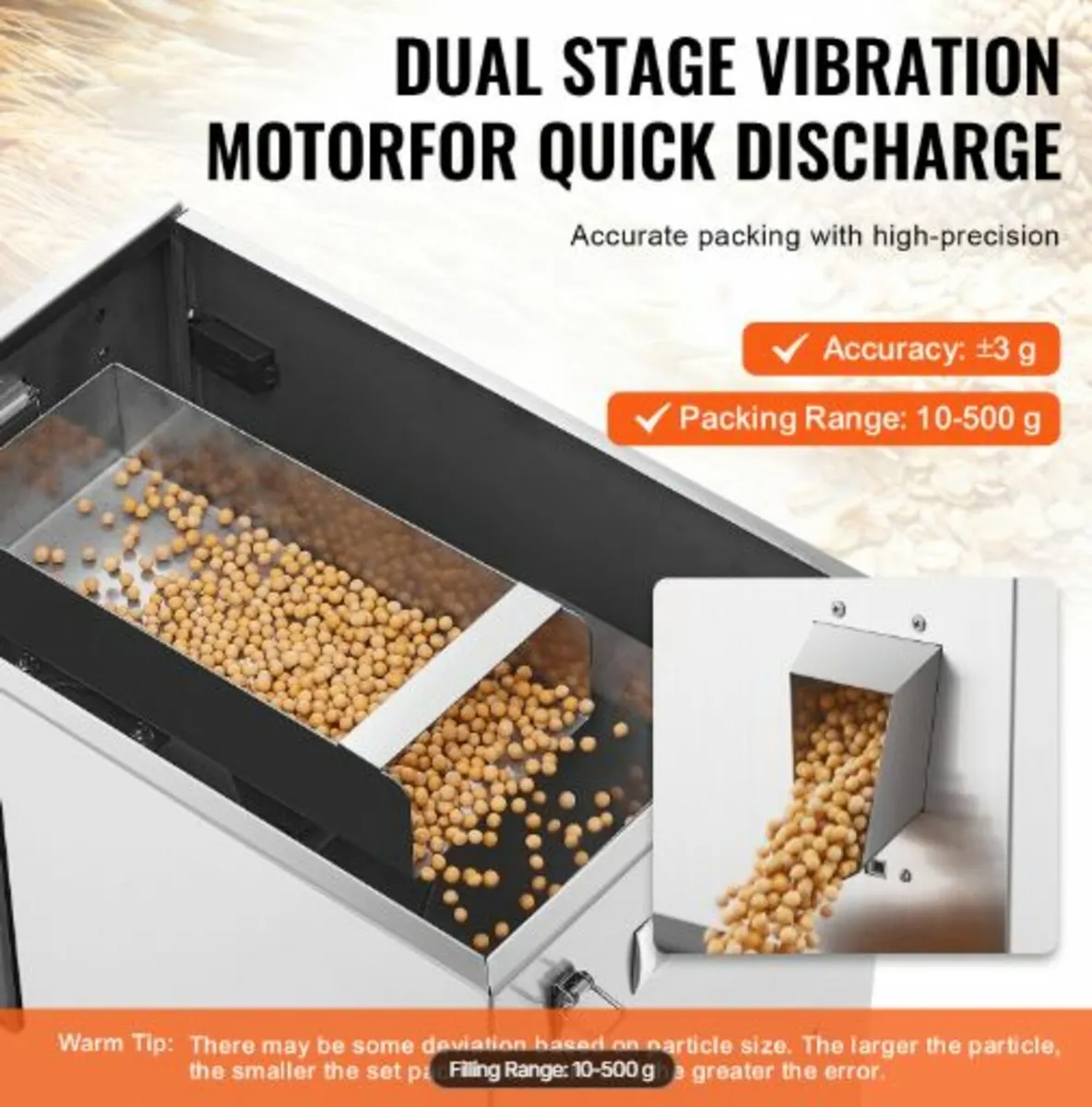 Powder Filling Machine, 0.022-1.1lbs/10-500g, - Image 2