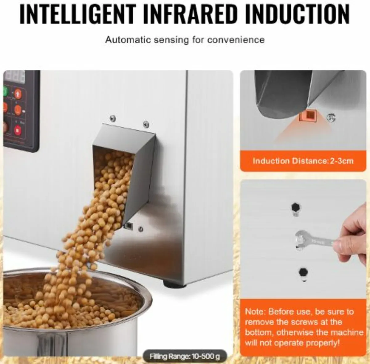 Powder Filling Machine, 0.022-1.1lbs/10-500g, - Image 3