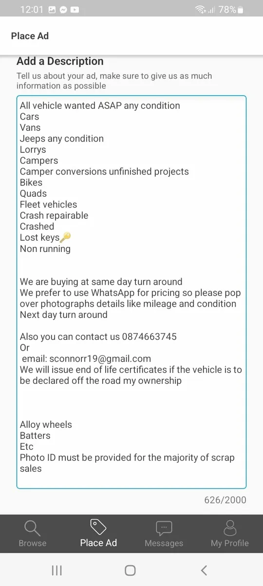 Car's van's jeeps lorrys wanted ASAP - Image 4
