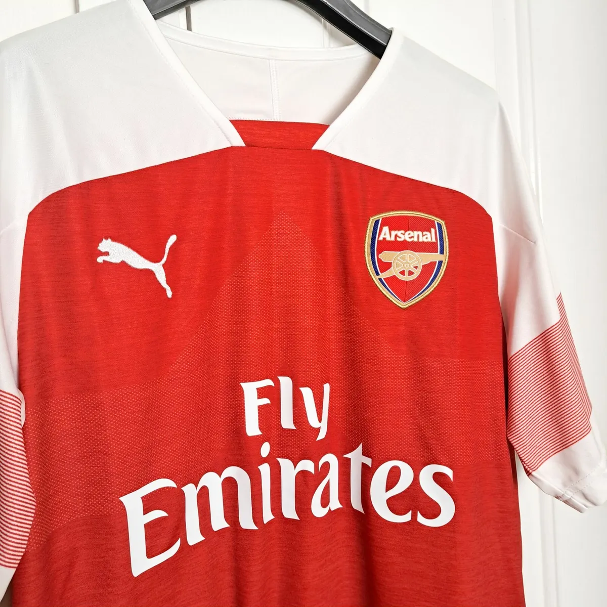 Arsenal 2018 2019 Mens Home Shirt Jersey L Soccer - Image 2