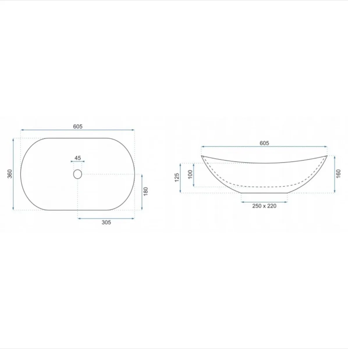 Washbasin set + tap + stopper - Image 2